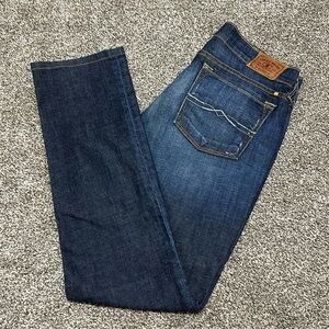 Lucky brand Zoe straight denim jeans size 2/26 dark wash